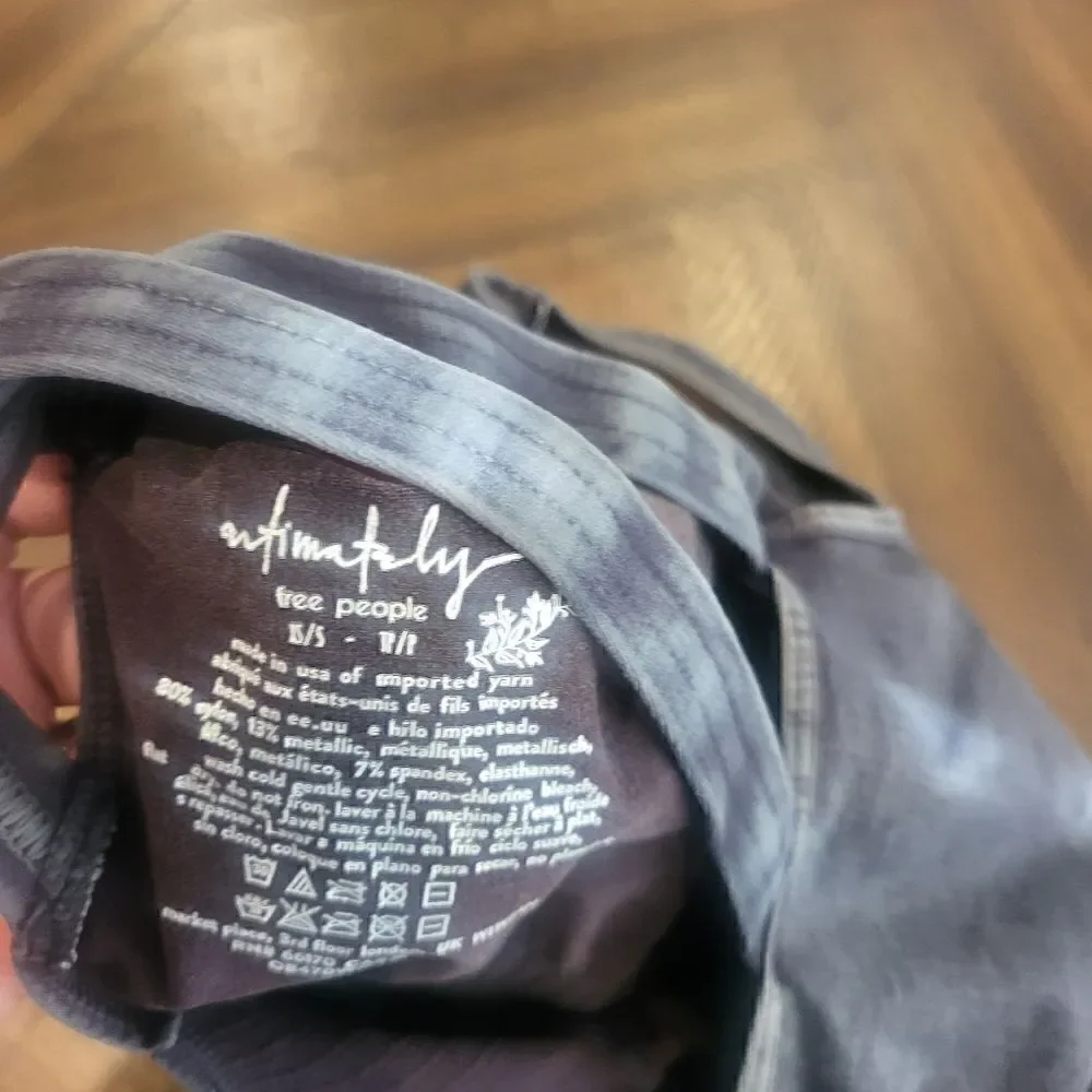 Free People Washed Black (heavy on the washed) Runsie XS/S